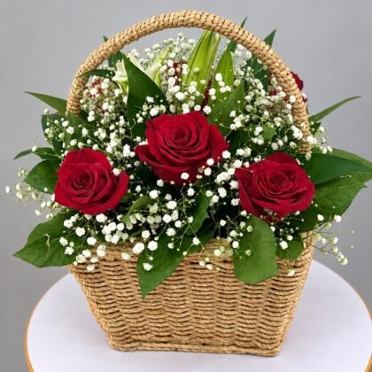 Crimson & Lily Basket