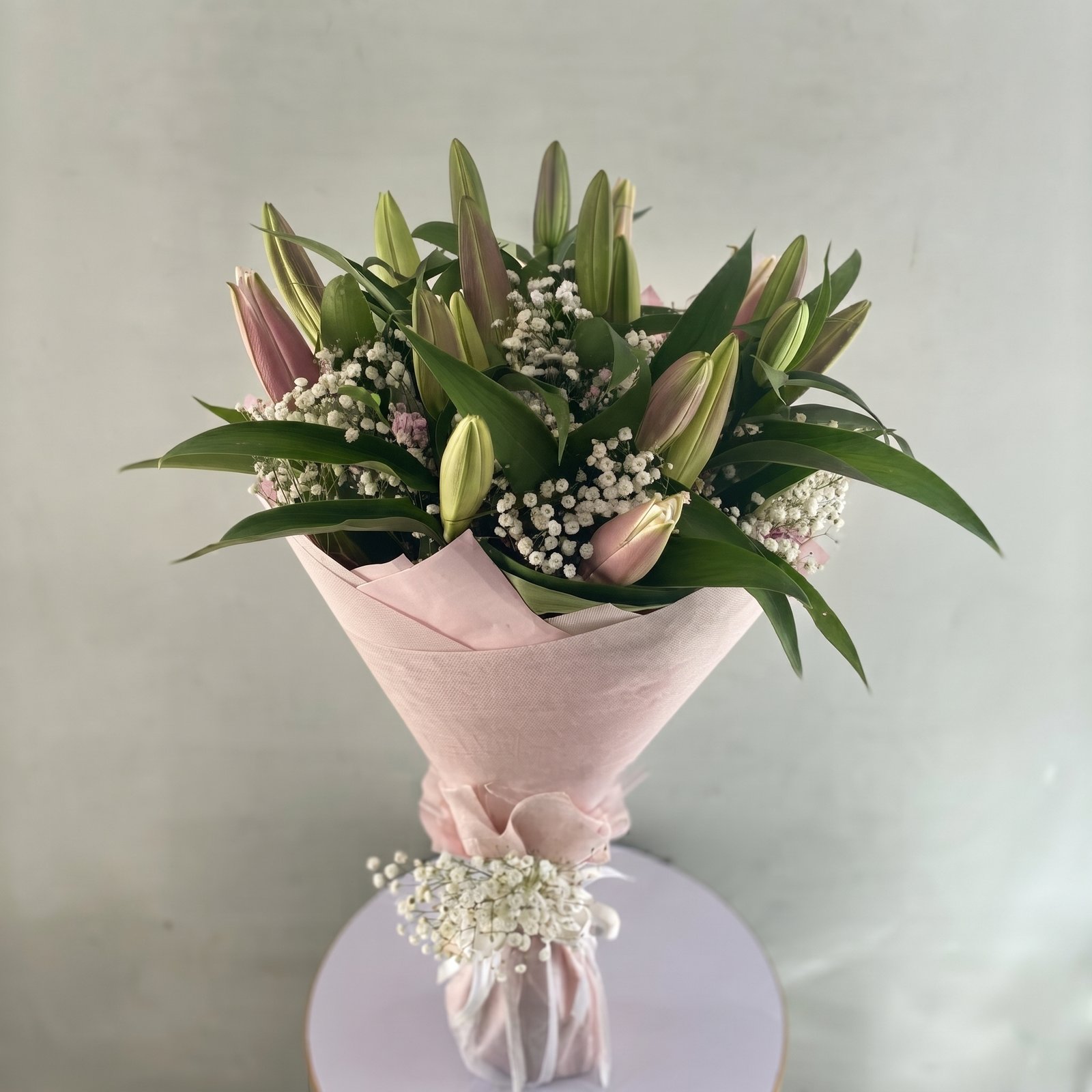 Blushing Pinks Bouquet - Image 3