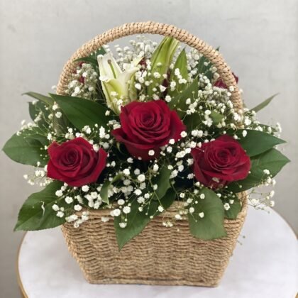 Crimson & Lily Basket